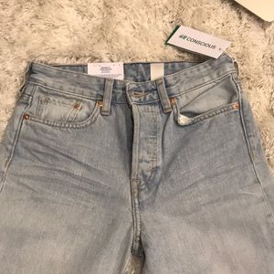 Boyfriend jeans, high waisted - H&M brand